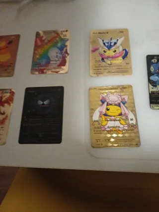 Cartas Pokémon Metalizadas