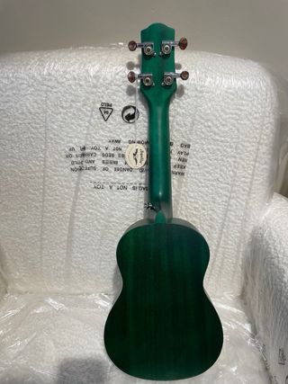 Ukelele Soprano Verde Sunburst + Funda