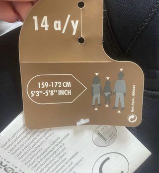 Traje de neopreno nuevo TRIBORD