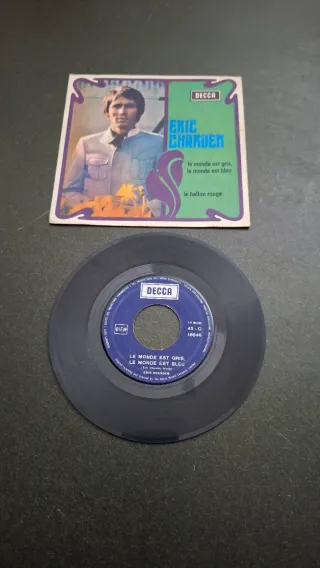 Disco 45 Giri Eric Charden Le monde est gris