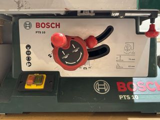 Bosch PTS 10 Sierra de Mesa con Banco