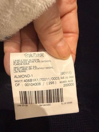 Chaqueta Burberry Mujer Azul y Beige