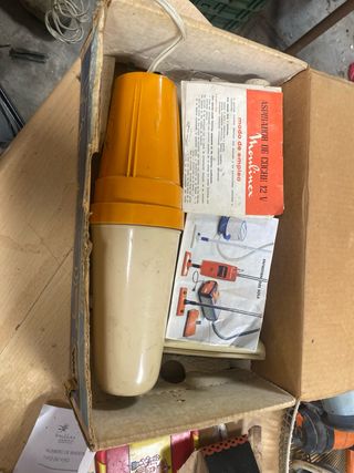 Aspirador Moulinex 12V Coche Antiguo Caja