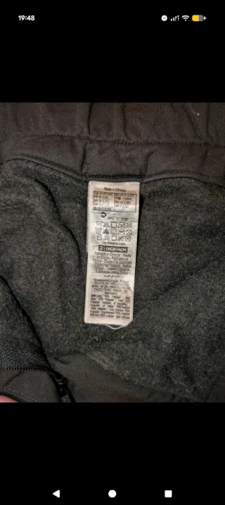 Pantalón trekking negro