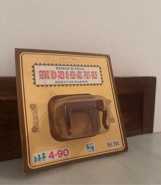 Mesita Mármol Casa Muñecas Mobistyl