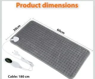 Termoforo Elettrico 30x60cm Riscaldante - 10 Livel