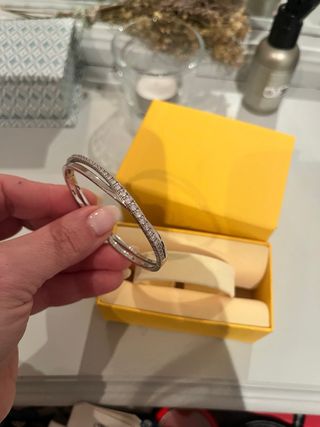 Pulsera Swarovski Plata con cristal