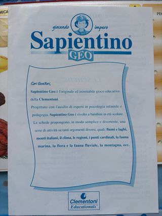 Sapientino Parlante Geo Clementoni