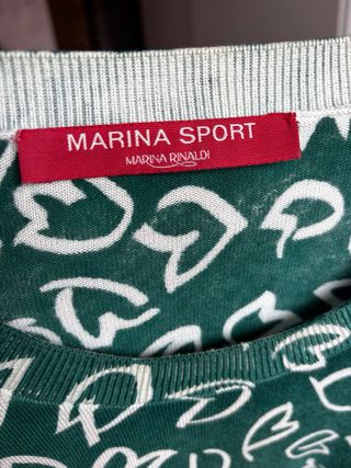 Maglia verde Marina Sport Marina Rinaldi Tg. S