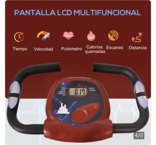 Bicicleta Estática Plegable HOMCOM