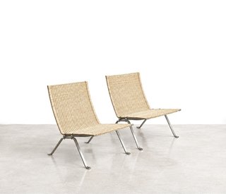 Silla Pk22 de Poul Kjærholm para FRITZ HANSEN