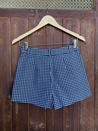 Pantalón corto de cuadros