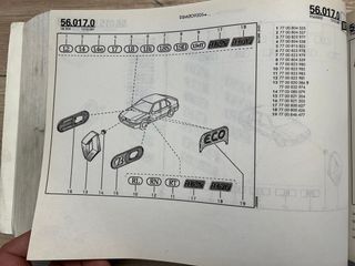 RENAULT 19 16V RSI RTI S RT CATALOGO DE RECAMBIOS