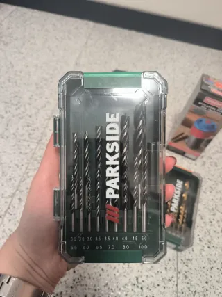 Set brocas Parkside y afilador Powerfix