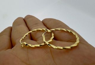 AROS DE ORO DE 18 QUILATES - 18KT