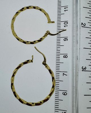 AROS DE ORO DE 18 QUILATES - 18KT
