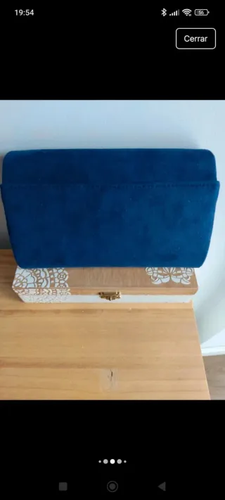 Bolso de mano elegante azul