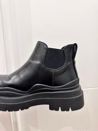 Botines plataforma negros