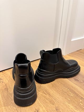 Botines plataforma negros