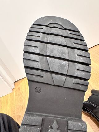 Botines plataforma negros