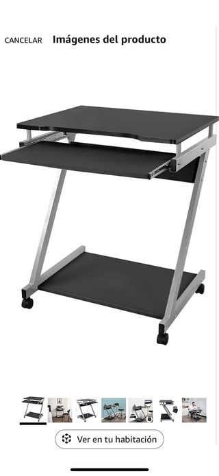 Mesa de ordenador con bandeja extraíble N213