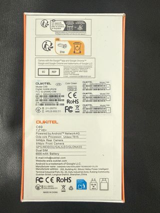 OUKITEL C69 16GB RAM + 128GB Verde