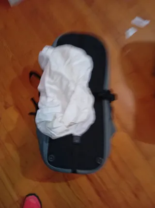 Capazo para bebé gris