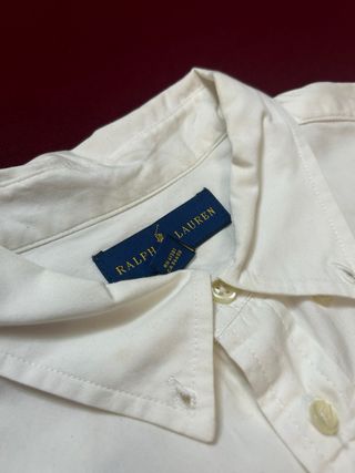 Camisa Polo Ralph Lauren Blanca