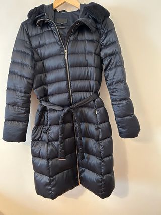 Anorak acolchado azul señora Marca, Massimo Dutti