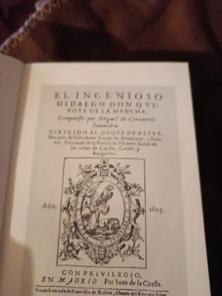 El ingenioso hidalgo Don Quijote de la Mancha (...