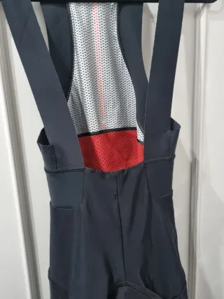 Culote Largo CASTELLI Rosso Corsa Negro. Talla XL.