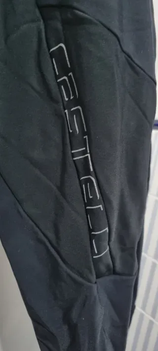 Culote Largo CASTELLI Rosso Corsa Negro. Talla XL.