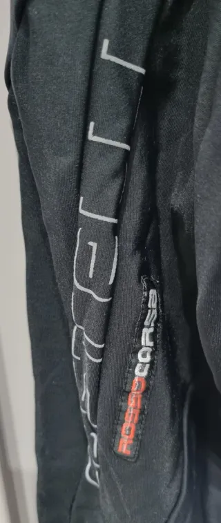 Culote Largo CASTELLI Rosso Corsa Negro. Talla XL.