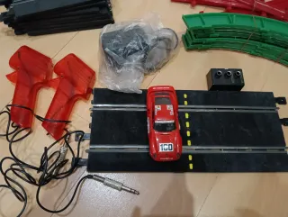 Pack pistas Slot / Scalextric + coche Porsche 959