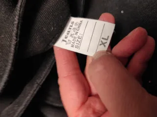 Jeans neri con strass tg. XL