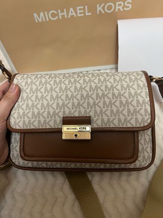 Bolso Michael Kors Beige y Marrón