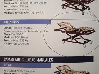 Cama articulada ortopédica NULES PLUS