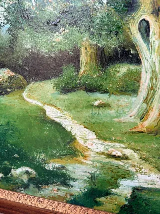Precioso cuadro al óleo paisaje