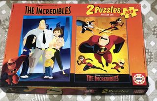 2 Puzzles Disney Pixar Los Increíbles