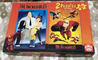 2 Puzzles Disney Pixar Los Increíbles