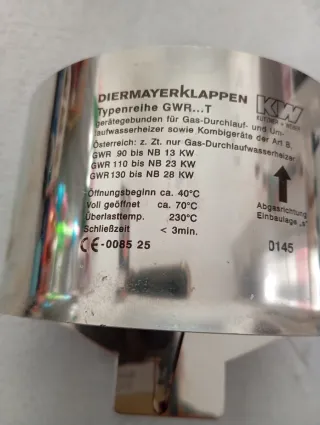 Aleta de escape térmica Diermayer