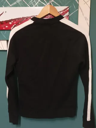 Sudadera Puma Negra y Blanca Talla XS
