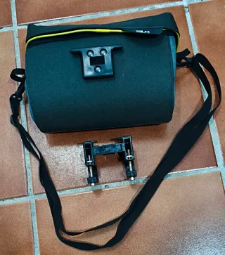 Bolsa manillar Btwin negra