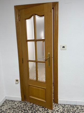 6 puertas de interior de madera maciza