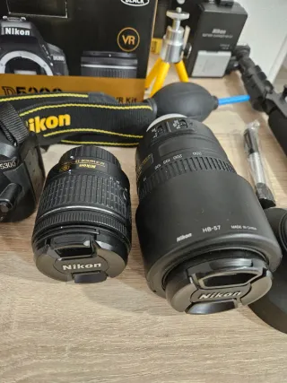 Kit Cámara Nikon D5300 + 2 Objetivos + Accesorios