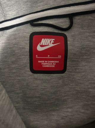 Sudadera Nike Tech Gris Talla S
