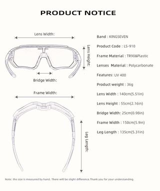 Óculos de sol desportivos Kingseven LS-910