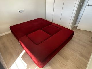 Sofá cama Jaxx Zipline rojo