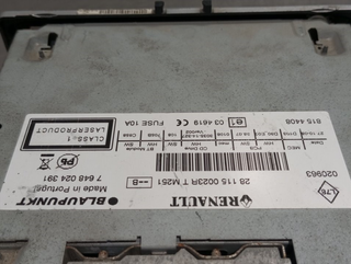 SISTEMA AUDIO / RADIO CD RENAULT MEGANE III COUPE