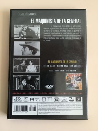 El maquinista de la General DVD - Buster Keaton